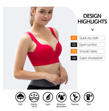 Load image into Gallery viewer, THUNSHION Padded Push Up Sports Bra