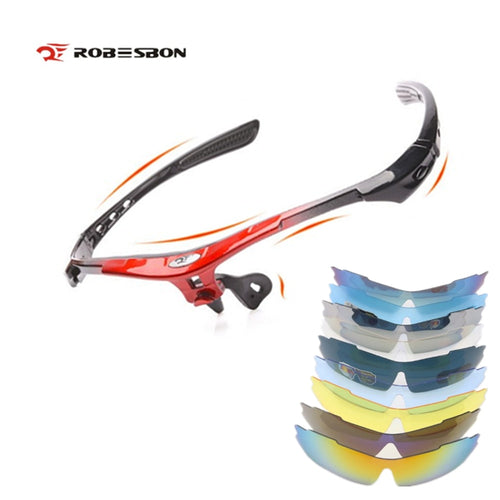 ROBESBON DIY UV400 Polarized Cycling Sunglasses Frame and Lens